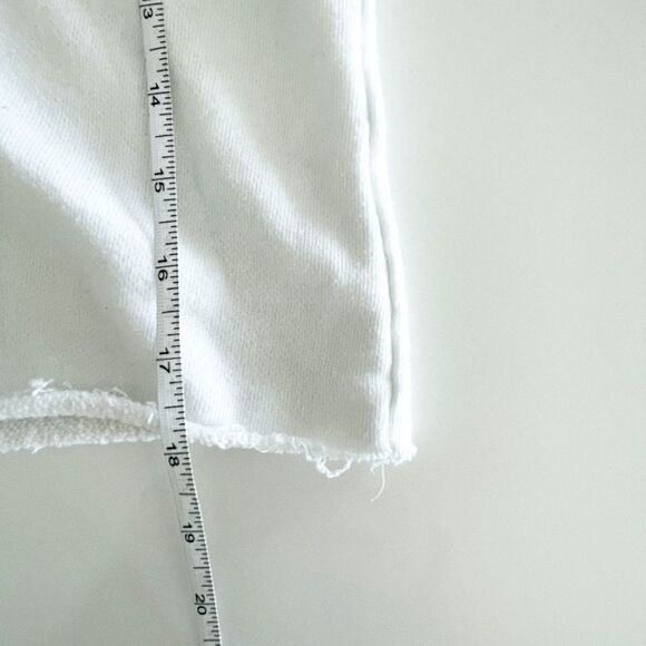 Billabong Women Hooded Sweater Cropped Style White Size Medium - Picture 7 of 8